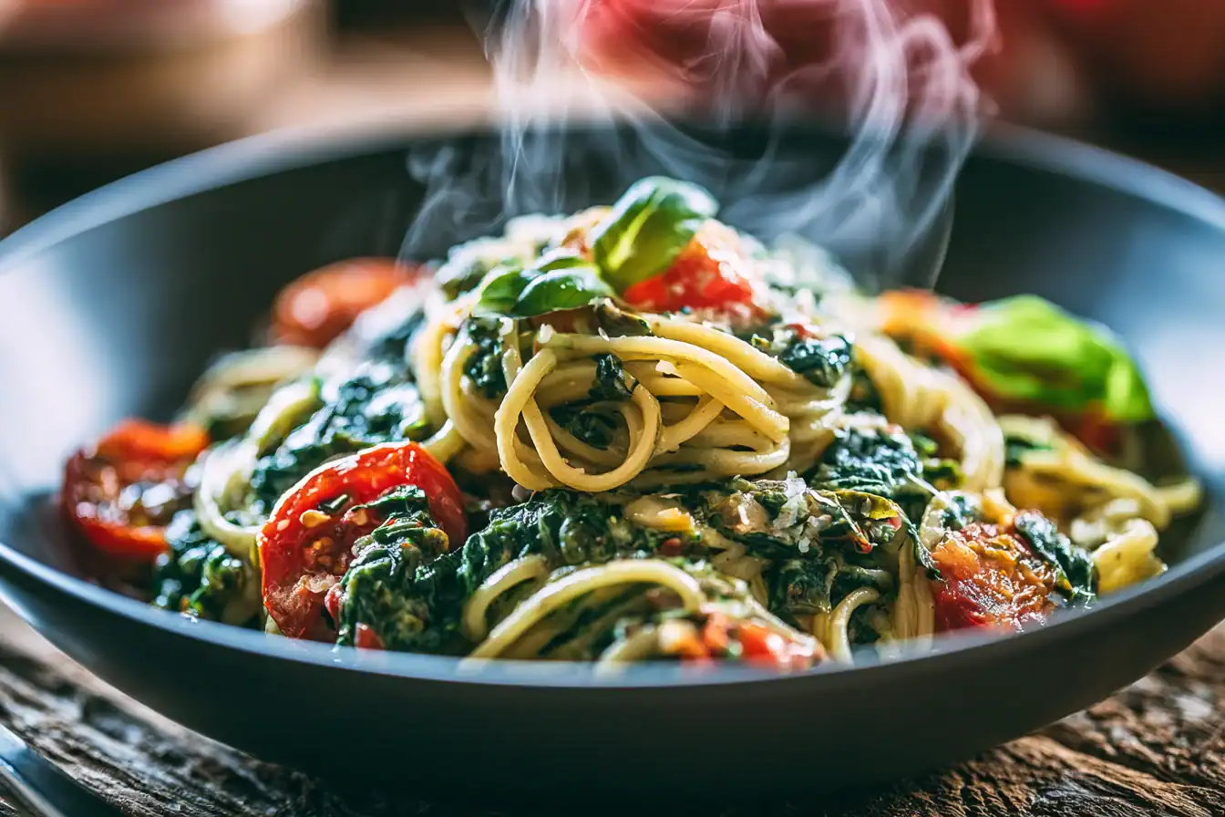 15-Minute Spinach Pasta for an Easy Weeknight Dinner