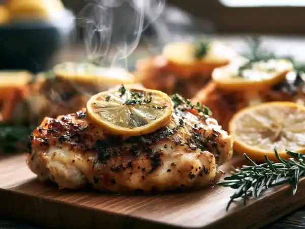baked lemon herb chicken
