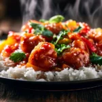 Crispy Baked Sweet and Sour Chicken Dinner Recipe