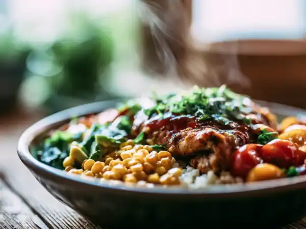 bbq chicken bowls