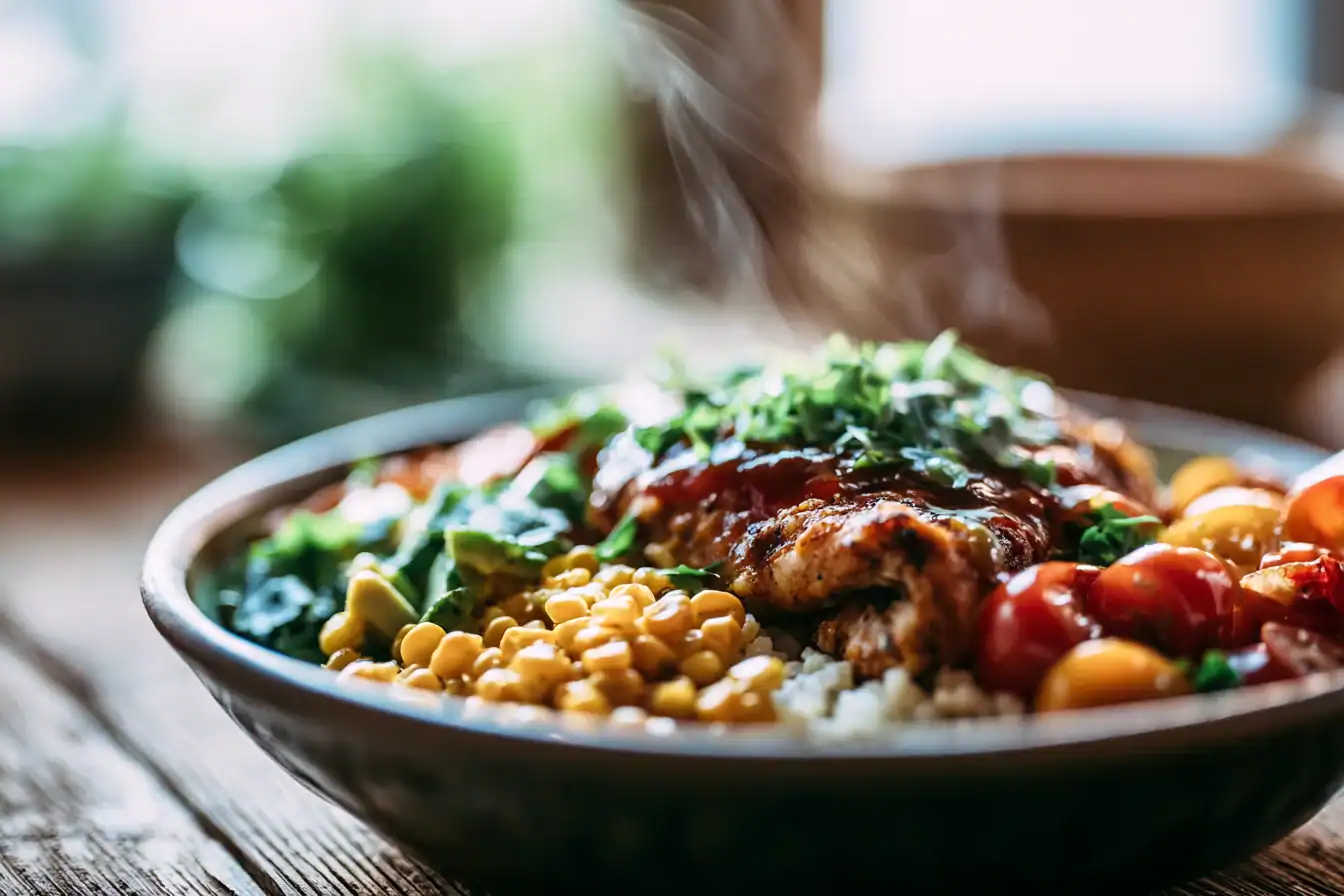 Make-Ahead BBQ Chicken Bowls for Easy Weeknight Dinner