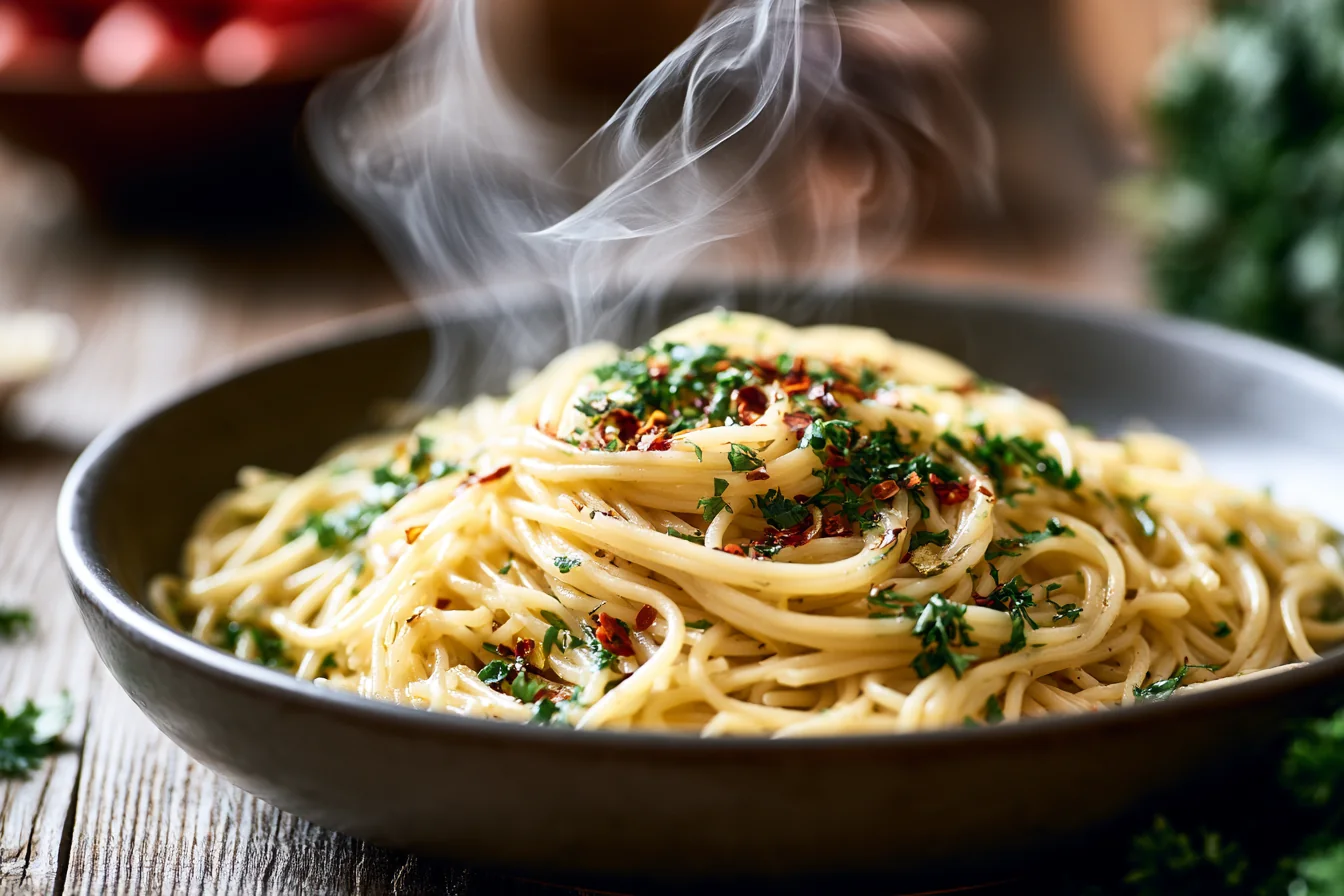 Budget-Friendly Spaghetti Aglio e Olio That Costs Under $5 – Easy Dinner Recipe