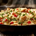 Cheap Family Dinner: One-Pot Creamy Chicken & Rice Recipe