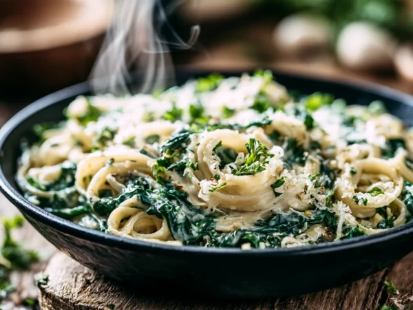creamy garlic parmesan pasta