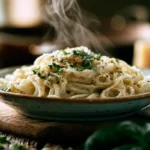 Creamy Garlic Parmesan Pasta Dinner Recipe