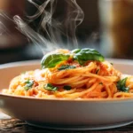 Viral Creamy Tomato Basil Pasta That’s Ready in 15 Minutes – Easy Weeknight Dinner