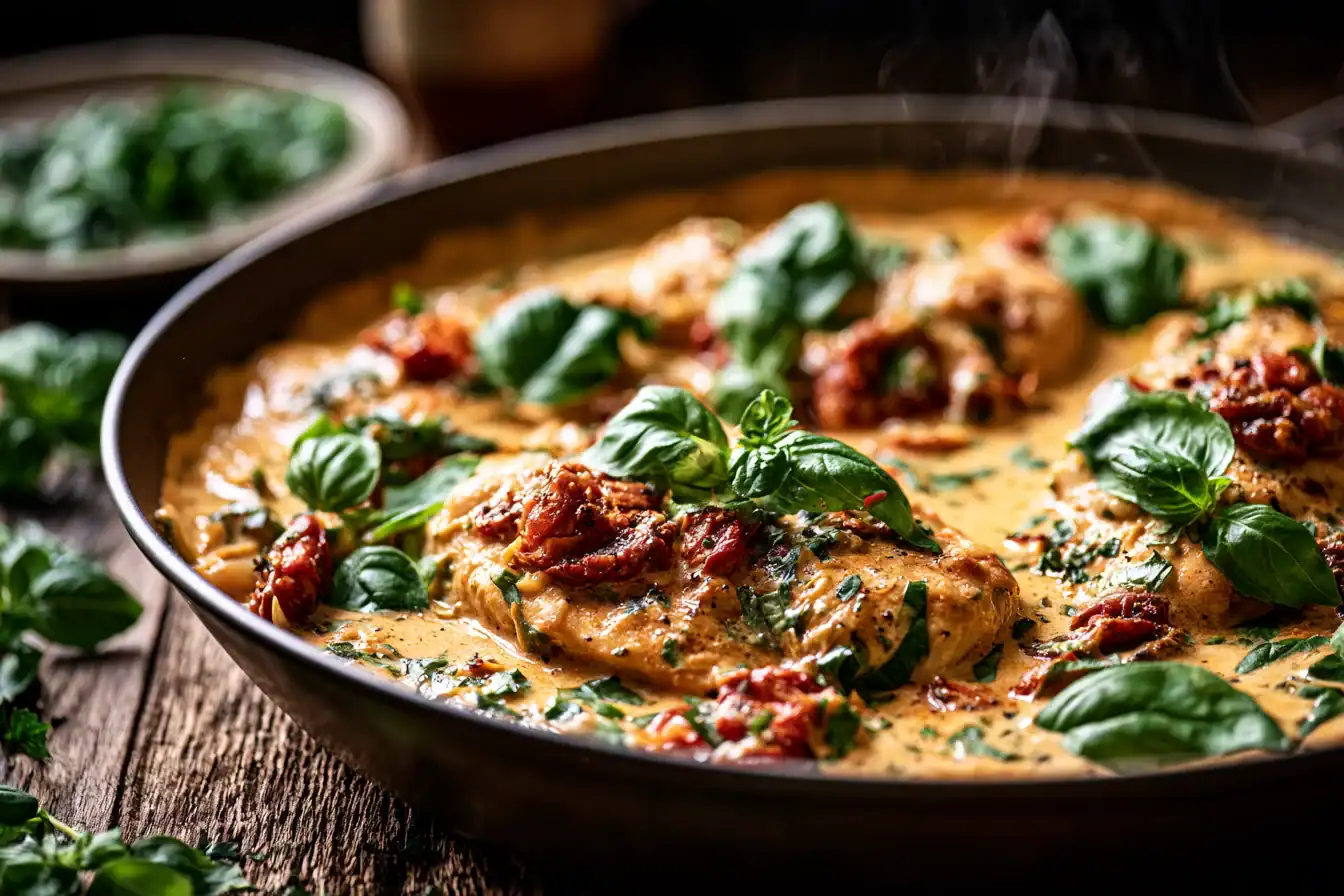 One-Pan Creamy Tuscan Chicken: An Easy Weeknight Dinner