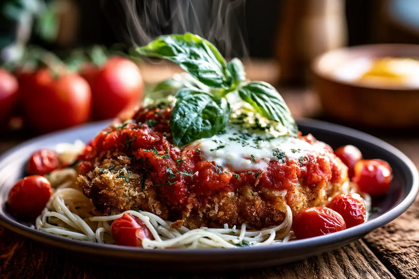 Crispy Chicken Parmesan Easy Family Dinner Recipe