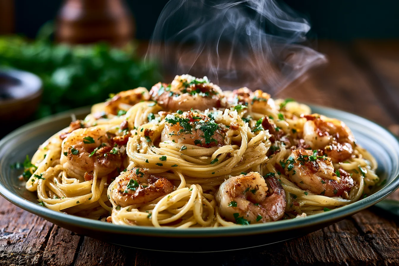 Game-Changer Garlic Butter Shrimp Pasta for an Easy Date Night Dinner