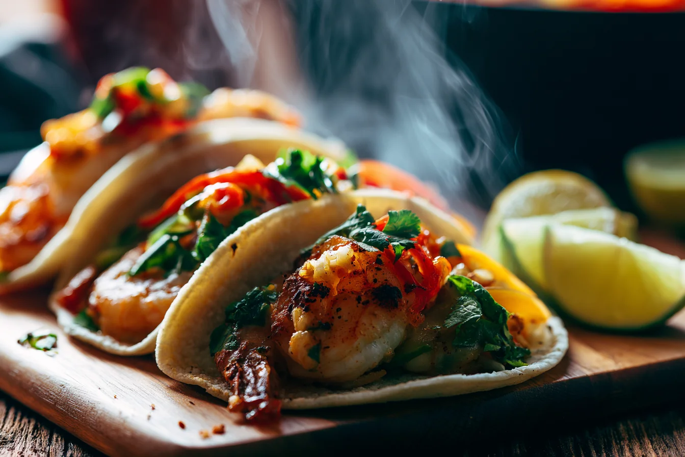Cheap 15-Minute Garlic Butter Shrimp Tacos for Two – Easy Dinner Recipe