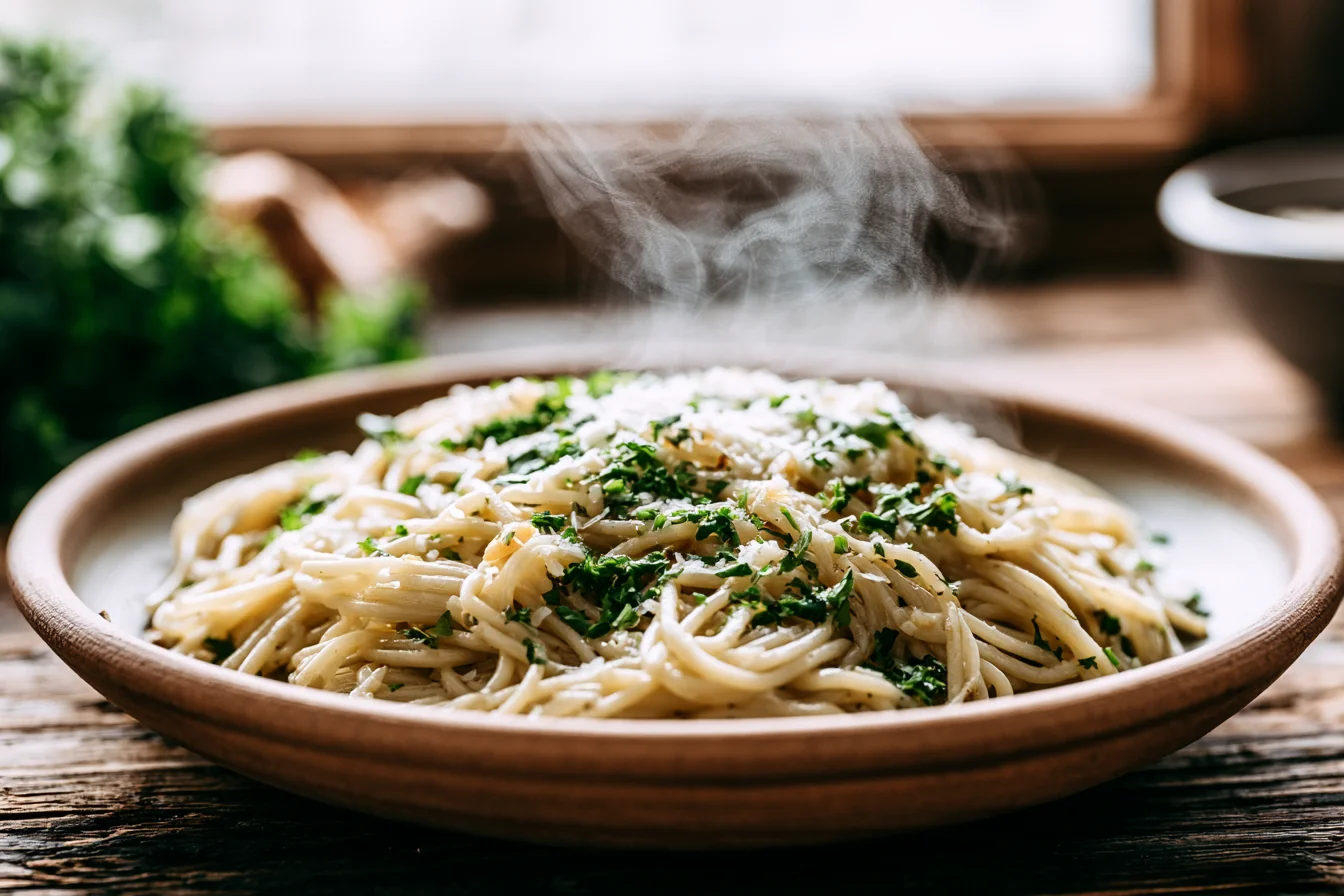 Viral 15-Minute Garlic Parmesan Pasta That Everyone Loves for Dinner