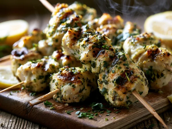 grilled chicken skewers