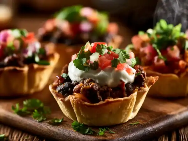 kid-friendly taco cups
