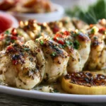 Zesty Lemon Garlic Chicken Skewers: Easy Dinner Recipe