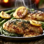 Quick 30-Minute Lemon Herb Chicken with Asparagus Easy Weeknight Dinner