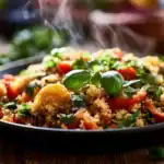 Insanely Good One-Pan Mediterranean Quinoa Dinner Recipe