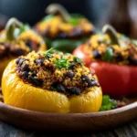 Foolproof 20-Minute Quinoa and Black Bean Stuffed Peppers for an Easy Weeknight Dinner