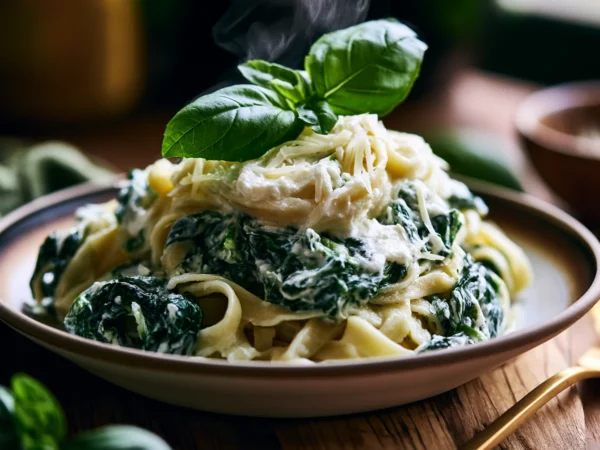 creamy spinach pasta