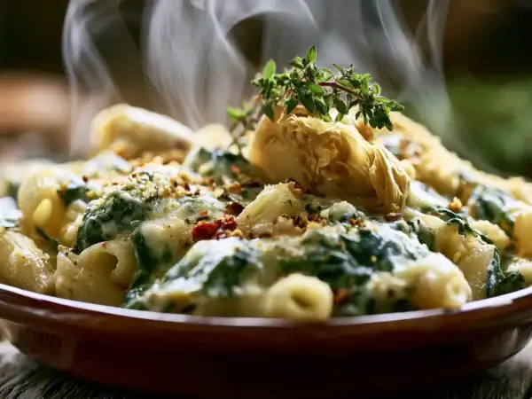 spinach artichoke pasta