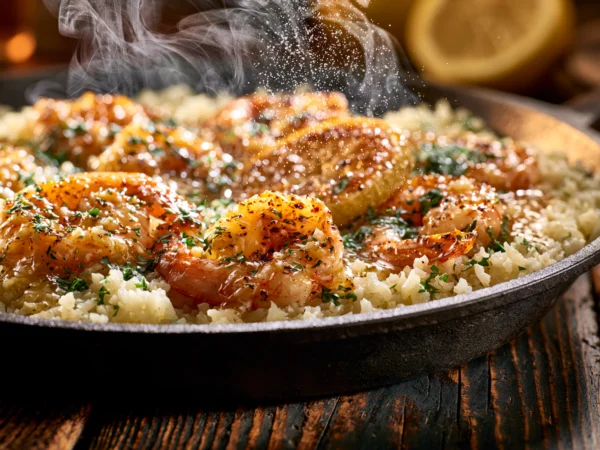 budget shrimp rice