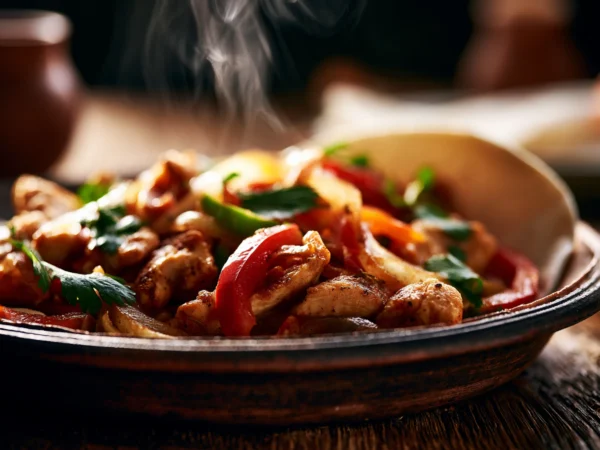 chicken fajitas