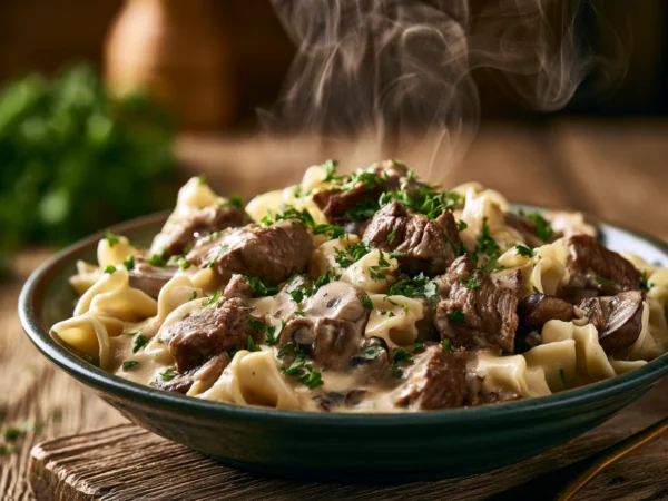 Crockpot Beef Stroganoff: Insanely Good Weeknight Dinner