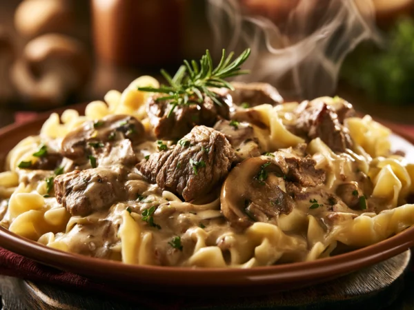 crockpot beef stroganoff