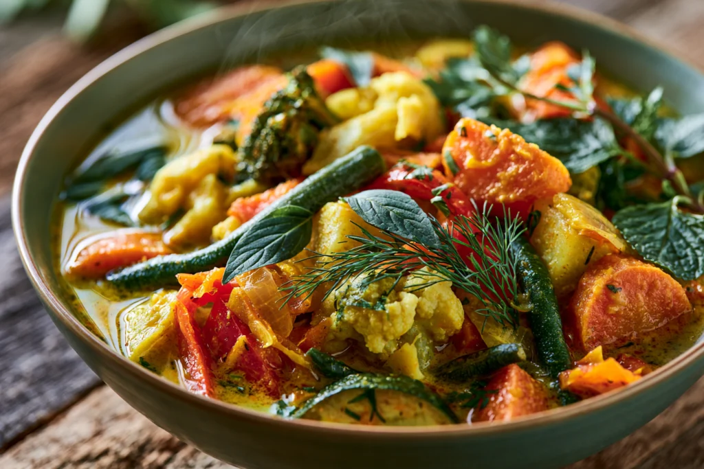 crockpot vegetable curry