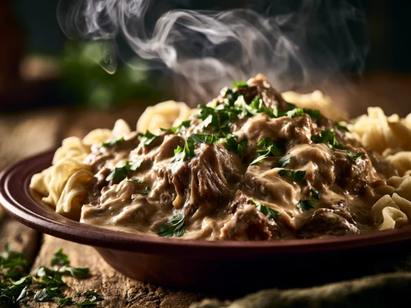 easy beef stroganoff