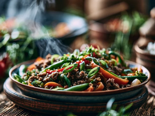 easy ground beef stir-fry