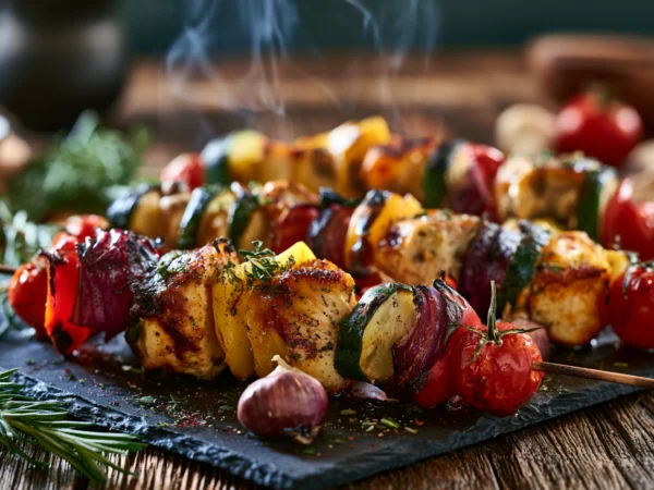 Savory Summer Grilled Chicken Skewers: 40-Minute Dinner