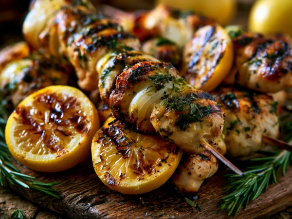 grilled chicken skewers