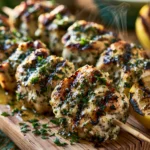 Grilled Lemon Herb Chicken Skewers: 30-Minute Dinner