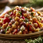 Lazy 20-Minute Mediterranean Chickpea Salad for Busy Nights