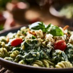 Creamy One-Pan Spinach Feta Pasta: 25-Minute Dinner