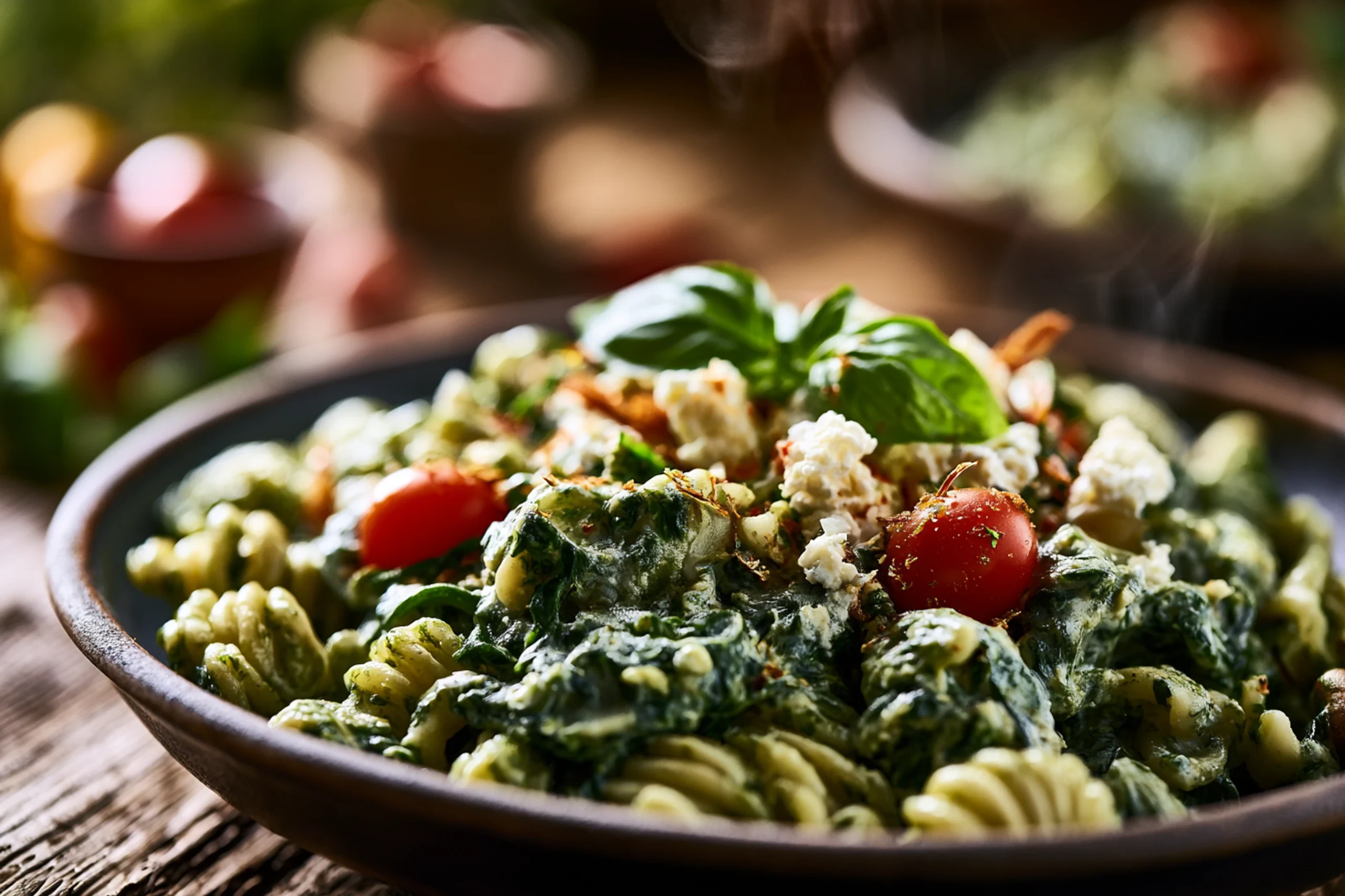 Creamy One-Pan Spinach Feta Pasta: 25-Minute Dinner