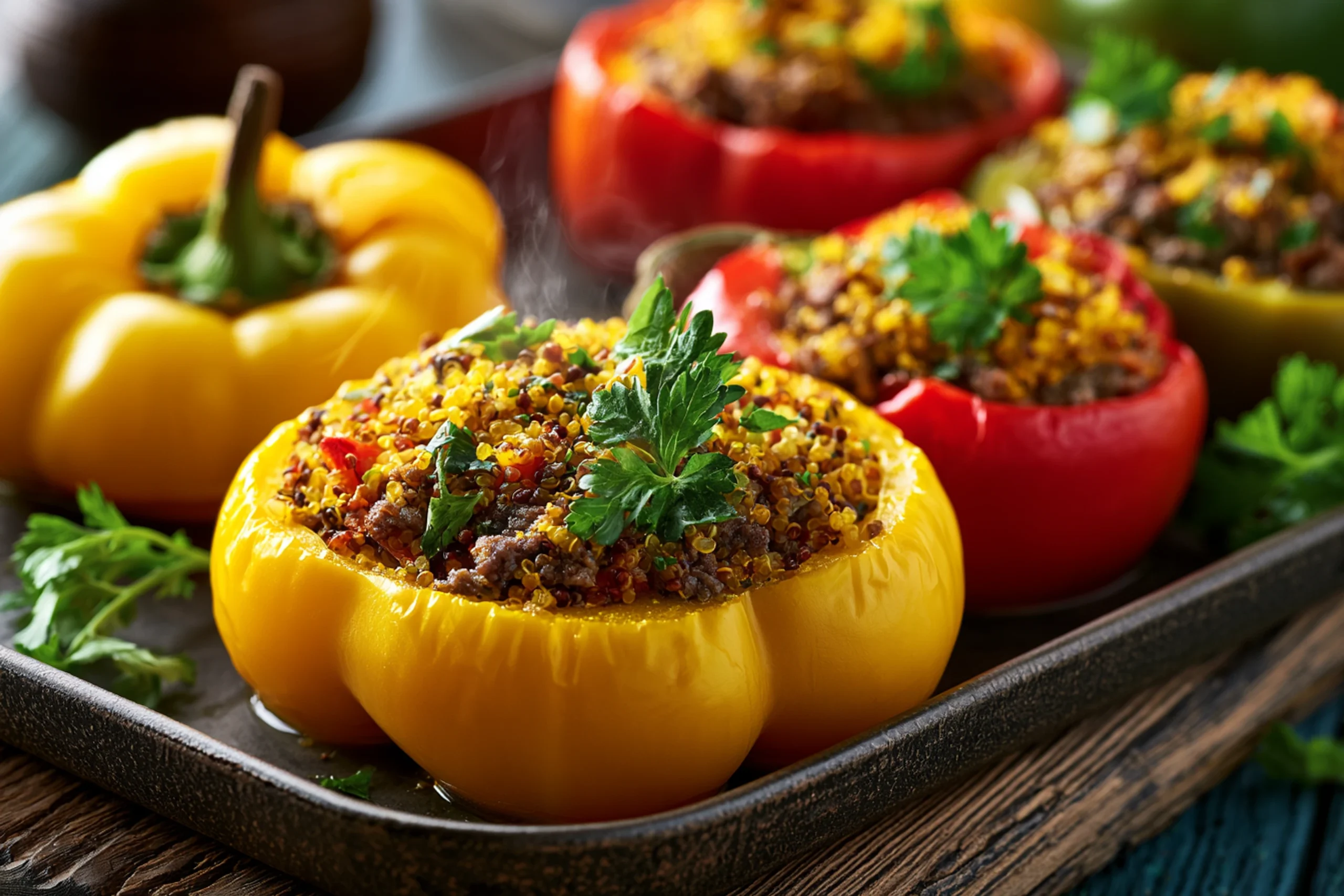 Stuffed Bell Peppers: 30-Minute Healthy Dinner