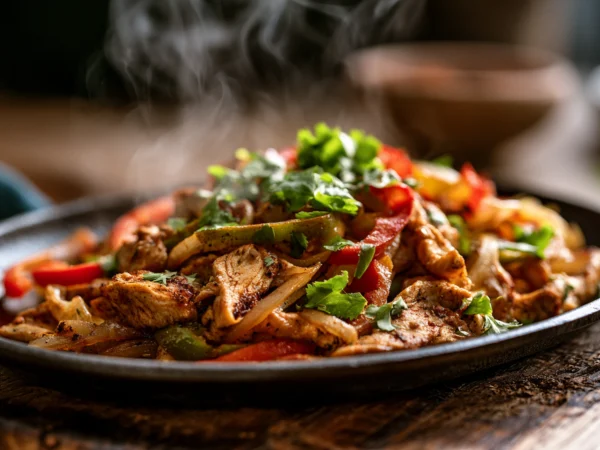 chicken fajitas