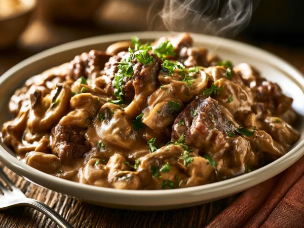 crockpot beef stroganoff